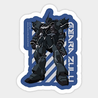 Gundam Geara Zulu Ellic Custom Sticker